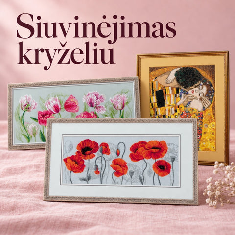 Siuvinėjimas kryželiu kategorijos baneris