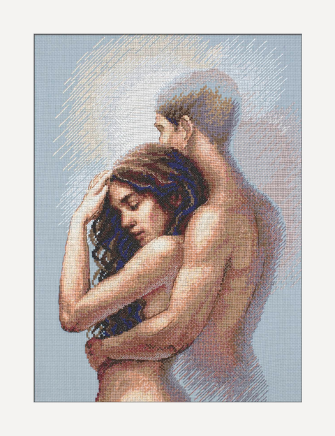 Siuvinėjimo kryželiu rinkinys „Kartu“ 27 x 40 cm