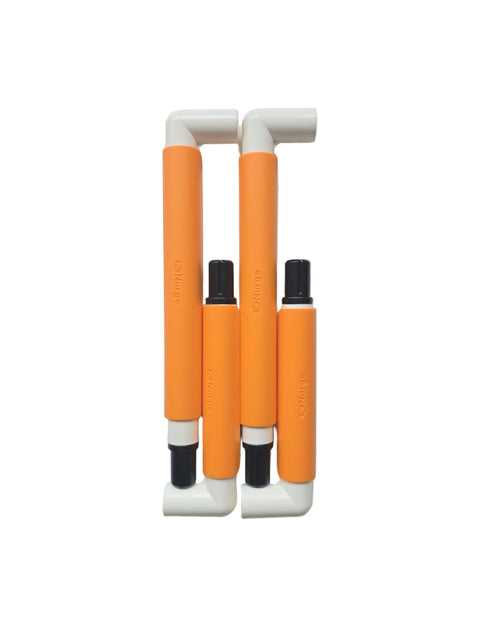 Spaustukinis plastikinis rėmas 21 x 29 cm, oranžinis