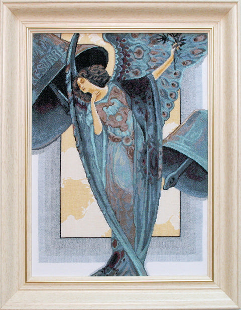 „Naktinis žiedas“ — Charivna Mit kryželių rinkinys, Aida 16, 35,5×49,5 cm