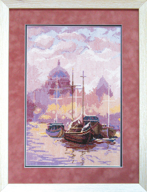 Charivna Mit siuvinėjimo rinkinys „Venecija“ (Aida 14) — 25 spalvų, 21×31,5 cm