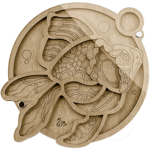 Wonderland Crafts karoliukų dėžutė su permatomu dangčiu ir magnetiniu laikikliu, 14,5×14,5 cm