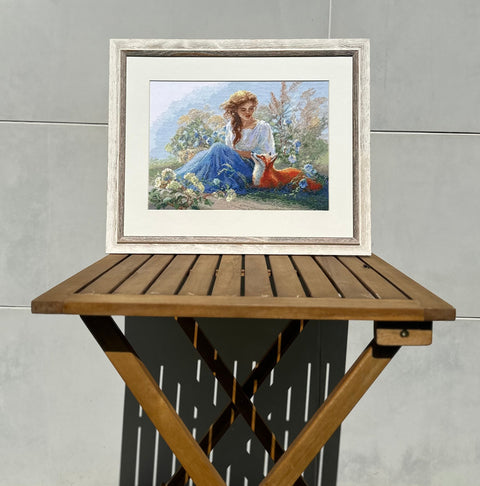 Aine siuvinėjimo rinkinys „Motina Gamta – Pieva“ (Olga Novitskaja, 40×30 cm, 14 ct)