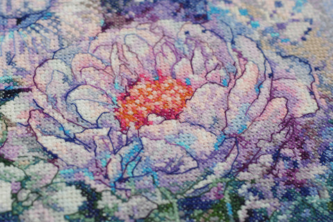 White Legends – Abris Art 14 ct kryželių siuvinėjimo rinkinys, 35×35 cm, 47 spalvų