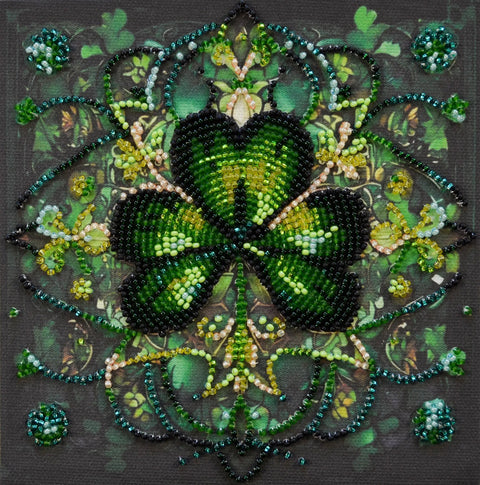Abris Art karoliukų siuvinėjimo rinkinys „Sėkmės kaleidoskopas“, 15×15 cm