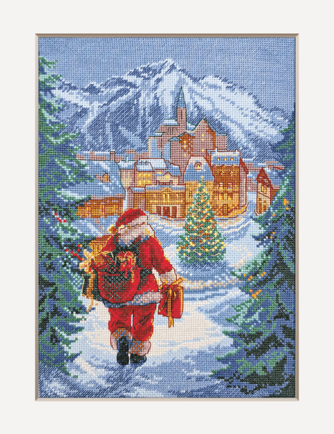 Siuvinėjimo kryželiu rinkinys „Magiška naktis“ 21 x 30 cm