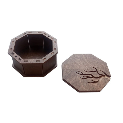 Aštuonkampė medinė dėžutė „Tree“ KF057/63 - kaSiulai.lt
