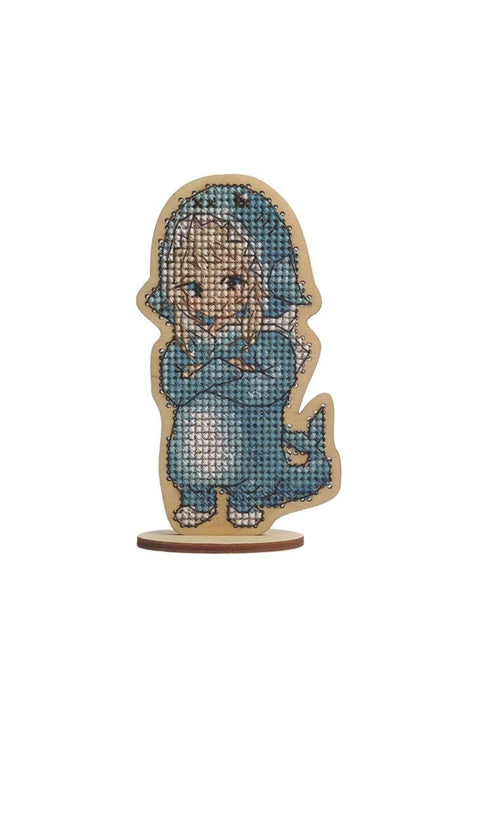 Baby Shark siuvinėjimo komplektas KF022/120 - kaSiulai.lt