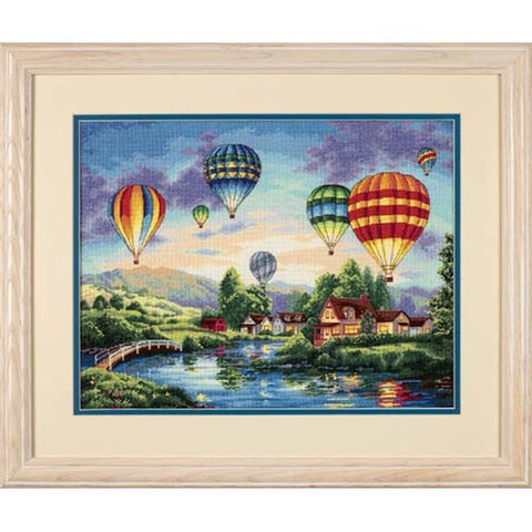 Balionai (41 x 30 cm) - DIMENSIONS siuvinėjimo kryželiu rinkinys - kaSiulai.lt