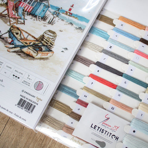 Beach SLETI972 — siuvinėjimo kryželiu komplektas LetiStitch - kaSiulai.lt