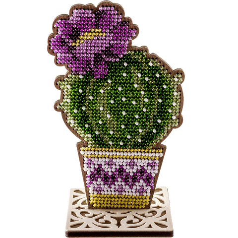 Perforuotos faneros karoliukų siuvinėjimo rinkinys su stovu PRECIOSA 7,5×12,5 cm