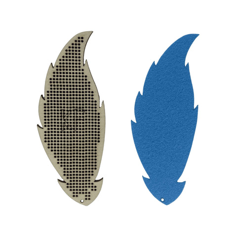 Blue Feather dekoratyvinė mėlyna plunksna KF022/45 - 2 - kaSiulai.lt