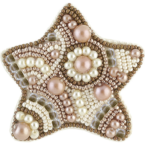 Karoliukų siuvinėjimo rinkinys brošei „Meduolis“ – Preciosa & Crystal Art (Charivna Mit)