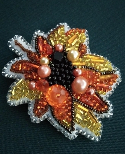 Segės „Saulėgrąža“ karoliukų siuvinėjimo rinkinys (Crystal Art, Preciosa)