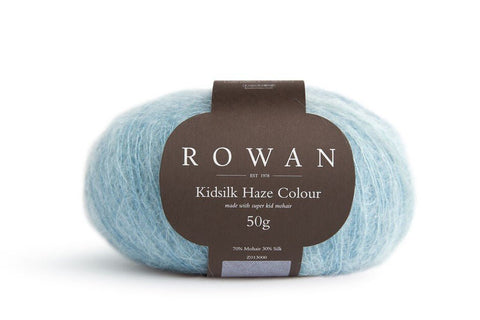 Brook 002 ROWAN Kidsilk Haze Colour siūlai. (70 % mohera, 30 % šilkas) - kaSiulai.lt