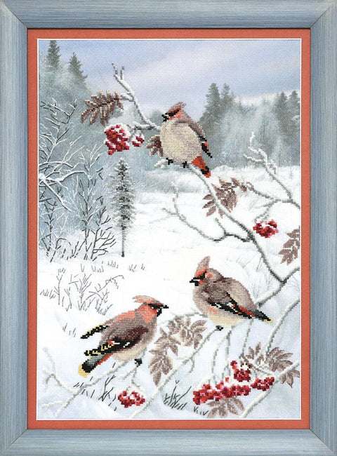 Charivna Mit Crystal Art — Žiemos skanėstas siuvinėjimo rinkinys, 24×35 cm