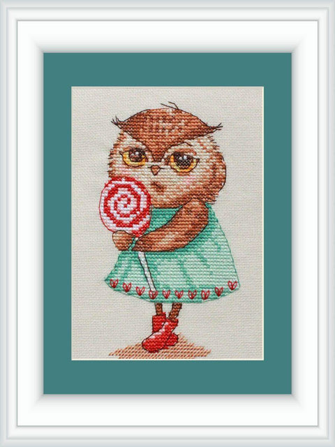 NeoCraft "Saldainis" siuvinėjimo rinkinys kryželiu, Zweigart audinys, 8×15 cm