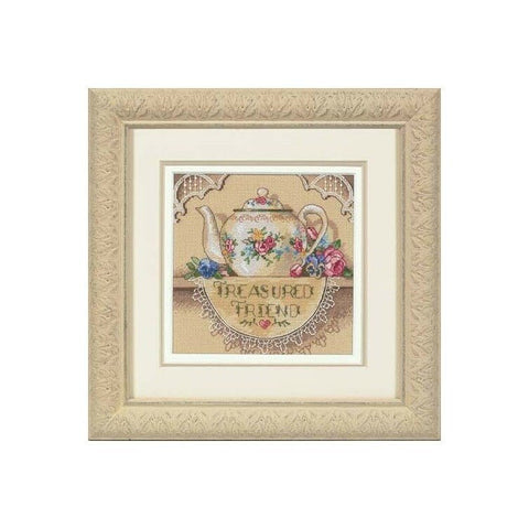 Draugams (15 x 15 cm) - DIMENSIONS siuvinėjimo kryželiu rinkinys - kaSiulai.lt