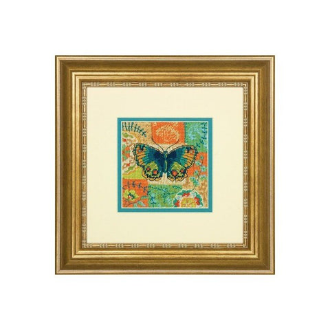 Drugelis (13 x 13 cm) - DIMENSIONS siuvinėjimo kryželiu rinkinys - kaSiulai.lt