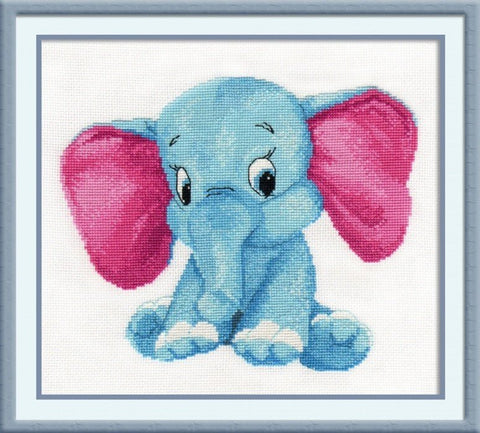 Elephant S913 — Oven siuvinėjimo komplektas, Aida 25×21 cm, 11 spalvų - kaSiulai.lt
