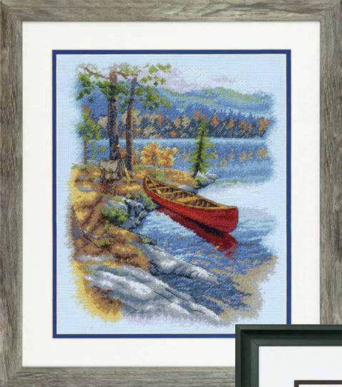 Gamtoje (27 x 35 cm) - DIMENSIONS siuvinėjimo kryželiu rinkinys - kaSiulai.lt