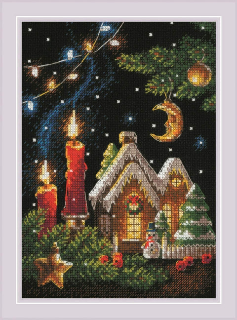 Gingerbread Tale. RIOLIS rinkinys siuvinėjimui kryželiu Nr.: 2165 - kaSiulai.lt