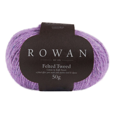 Heliotope Violetinė Nr.: 219 - ROWAN FELTED TWEED siūlai. (Merino ir alpakos vilna) - kaSiulai.lt