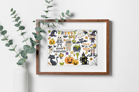 Helovino siuvinėjimo komplektas „Halloween Sampler“, 38×27 cm - kaSiulai.lt