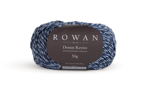 Indigo Nr.: 223 - ROWAN DENIM REVIVE siūlai. (95 % medvilnė) - kaSiulai.lt