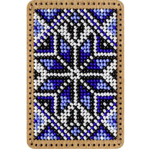 PRECIOSA karoliukų siuvinėjimo rinkinys adatinei 6×9 cm, 4 spalvos (Wonderland Crafts)