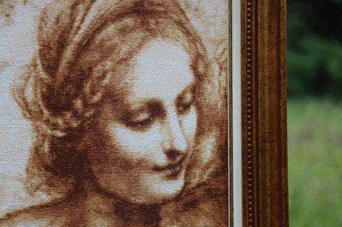 Klasikinis kryželiu siuvinėjimo komplektas „Madonos atvaizdas“ - kaSiulai.lt