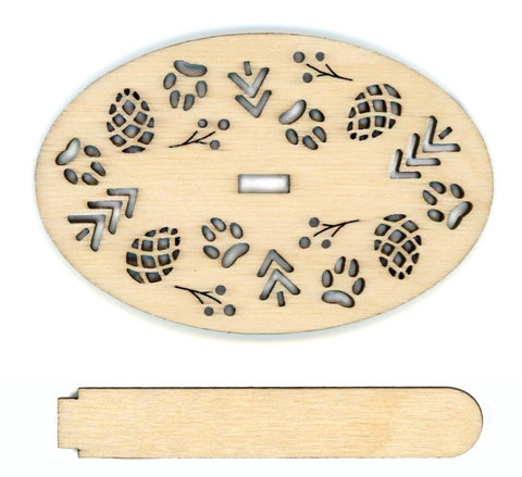 Kolobok kompaktiškas siuvinėjimo laikiklis, stabilus stovelis 9×6 cm - kaSiulai.lt