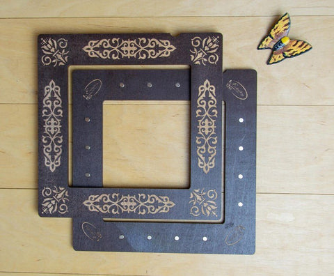 Kvadratinis magnetinis siuvinėjimo rėmas 21×21 cm, 6 mm — tvirtas ir patogus - kaSiulai.lt