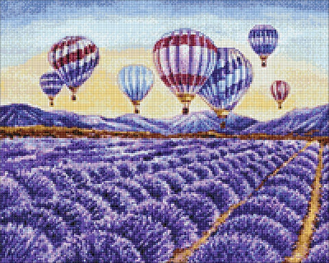 Deimantinės mozaikos rinkinys „Levandų diena“ 50 x 40 cm