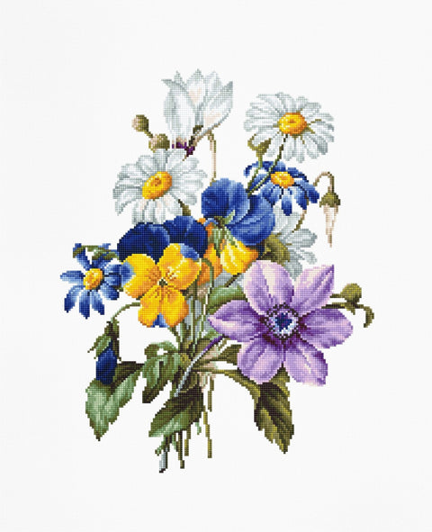 Luca-S siuvinėjimo rinkinys Bouquet of Flowers SB2348 19x24.5cm - kaSiulai.lt