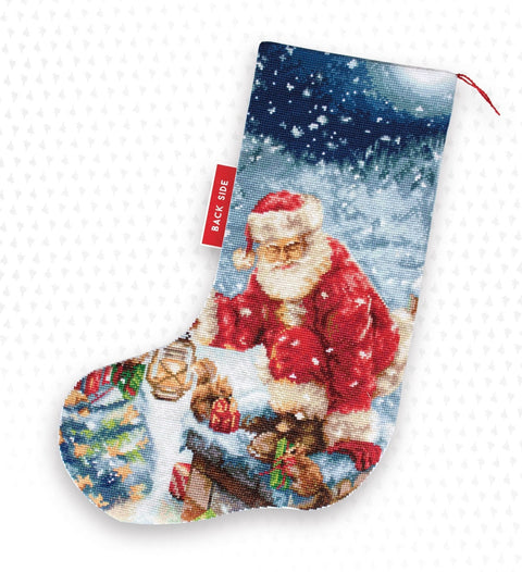 Luca-S siuvinėjimo rinkinys Christmas Stocking SPM1231 37x24,5cm - kaSiulai.lt
