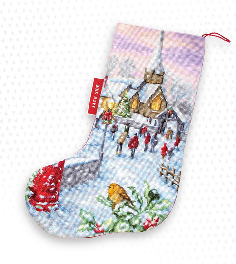 Luca-S siuvinėjimo rinkinys Christmas Stocking SPM1240 25.5x38cm - kaSiulai.lt