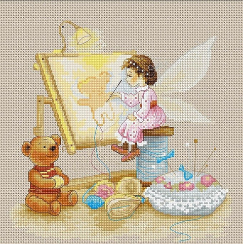Luca-S siuvinėjimo rinkinys Fee SB1130 21x21cm - kaSiulai.lt