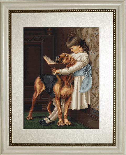 Luca-S siuvinėjimo rinkinys Hour of Education SB429 28x40cm - kaSiulai.lt
