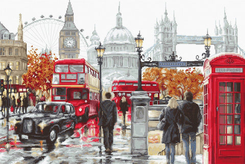 Luca-S siuvinėjimo rinkinys London SB2376 46.5x31cm - kaSiulai.lt