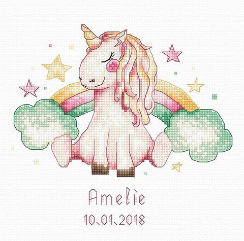 Luca-S siuvinėjimo rinkinys - metrikas - Unicorn SB1151 15x14,5cm - kaSiulai.lt