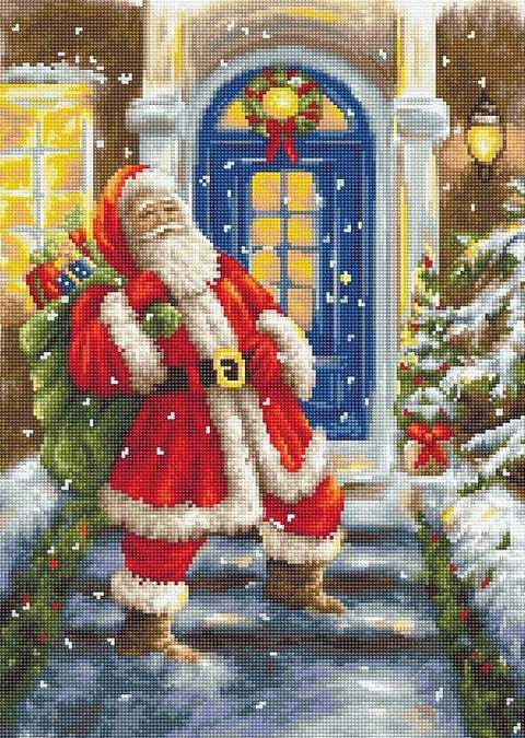 Luca-S siuvinėjimo rinkinys Santa Claus SB563 24x33,5cm - kaSiulai.lt