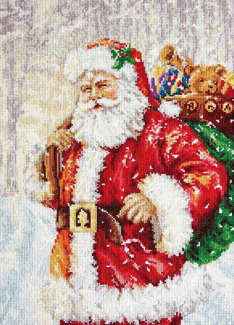 Luca-S siuvinėjimo rinkinys Santa Claus SB575 21x30cm - kaSiulai.lt