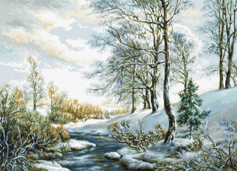 Luca-S siuvinėjimo rinkinys Spring Day SB586 46.5x35.5cm - kaSiulai.lt
