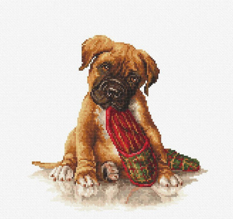 Luca-S siuvinėjimo rinkinys The Boxer SB2338 18x17.5cm - kaSiulai.lt