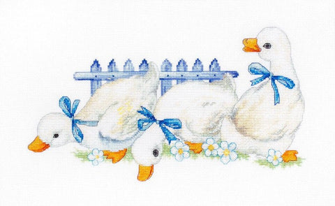 Luca-S siuvinėjimo rinkinys Three geese SB1143 28.5x15cm - kaSiulai.lt