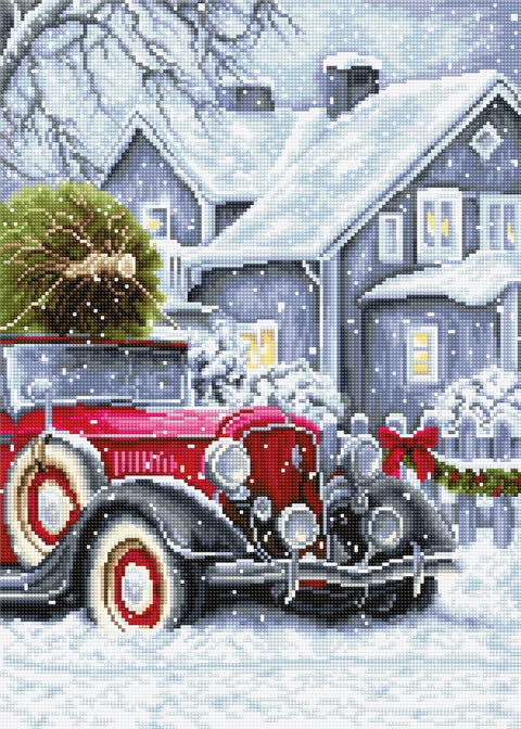 Luca-S siuvinėjimo rinkinys Winter Holidays SBU4010 24x33.5cm - kaSiulai.lt