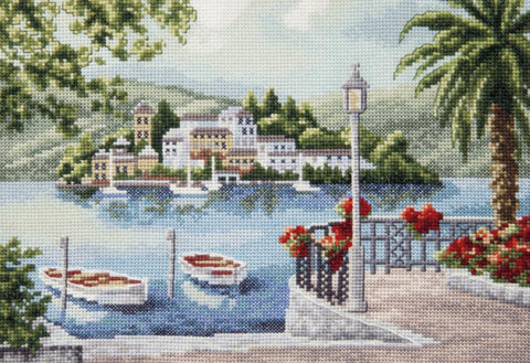 Rojaus sala — Charivna Mit siuvinėjimo kryželiu rinkinys, Aida 16, 46 spalvų, 23×16 cm