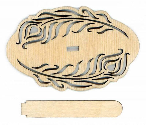 Medinis Fairytale laikiklis siuviniams 11×7 cm, 2 dalių - kaSiulai.lt