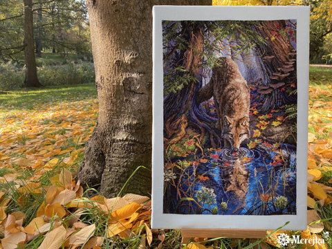 Merejka "Wild Spirit" siuvinėjimo komplektas kryželiu, 32,5×48 cm - kaSiulai.lt
